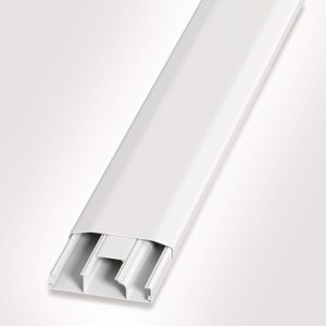 Accessorie of wiring duct raceway system in self-extinguishing rigid PVC