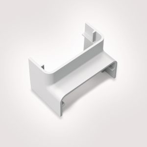 Acessory of wiring duct raceway system in self-extinguishing ABS