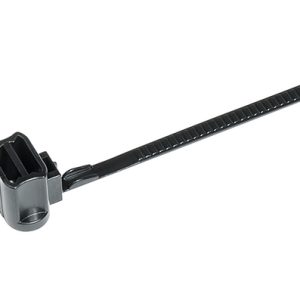 Fixing tie for stud, outside serrated, ?1.0-35.0mm, black, 1000pcs.