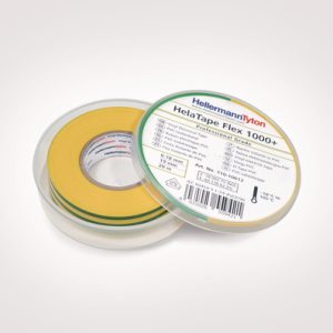 Electrical tape, L=20m, W=19mm, T=0.18mm, green-yellow, 1 pc.