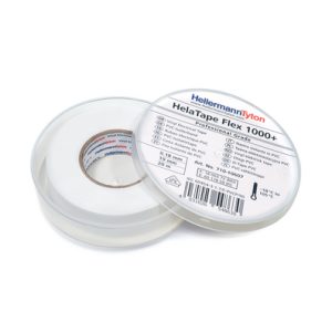 Electrical tape, L=20m, W=19mm, T=0.18mm, white, 1 pc.