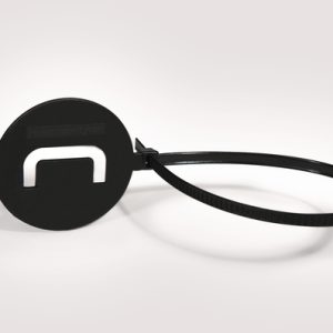 Identification cable tie UV resistant, 290.0x5.0mm, ⌀55.0mm, black, 80pcs.