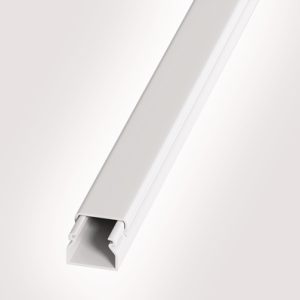 Wiring duct of wiring duct raceway system in self-extinguishing rigid PVC