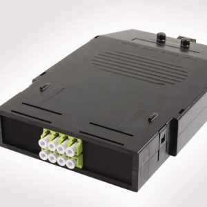 OM5 RapidNet Fibre LC Cassette with 8 Ports and 1 Rear MTP Connector