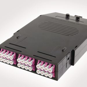 OM4 RapidNet Fibre LC Cassette with 24 Ports and 1 Rear MTP Connector