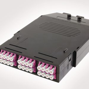OM4 RapidNet Fibre LC Cassette with 24 Ports and 3 Rear MTP Connectors