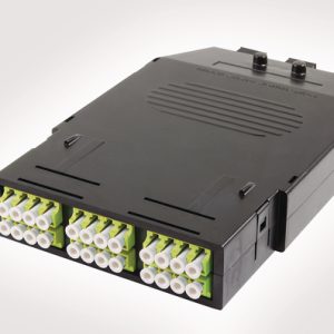 OM5 RapidNet Fibre LC Cassette with 24 Ports and 3 Rear MTP Connectors