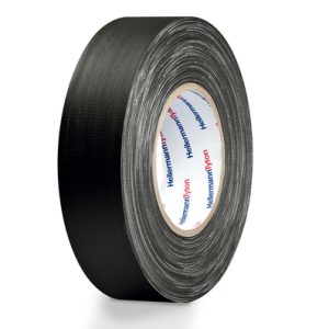 Textile tape, L=50m, W=50mm, T=0.31mm, black, 1 pc.