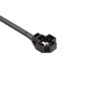 Fixing tie for stud, ?3.5-50.0mm, black, 2500pcs.