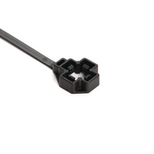 Fixing tie for stud, ?3.5-50.0mm, black, 2000pcs.