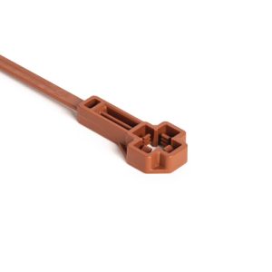 Fixing tie for stud, outside serrated, ?2.0-50.0mm, brown, 2000
