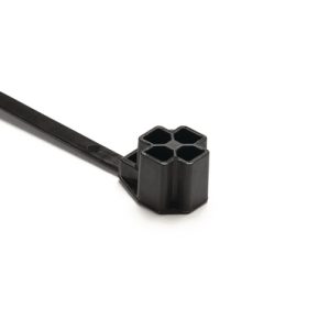 Fixing tie for stud, ⌀3.5-50.0mm, black, 100pcs.