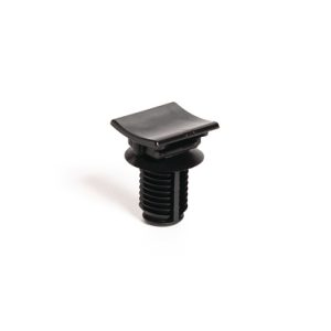 Cable tie mount for hole (round), Wmax=13.2mm, T=0.6 - 11.0mm, ?12.0 mm, black, 1000pcs.
