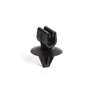 Cable clip for hole (round), T=1.2 - 1.6mm, ⌀6.1 - 6.9 mm/6.35 mm (hexagonal), Dmin=4.5mm, Dmax=4.9mm