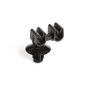 Cable clip, T=0.6 - 5.5mm, ⌀8.0 mm, Dmin=6.5mm, Dmax=7.0mm