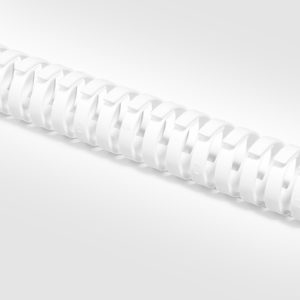Wiring duct, halogen-free, 34.0x36.0mm, L=500mm, white, 40pcs.