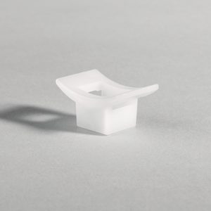 Cable tie mount for screw fixation, Wmax=7.6mm, ?5.5 mm, natural, 100pcs.
