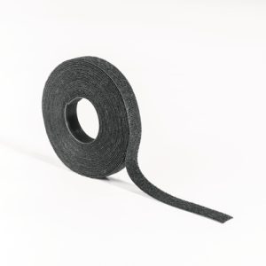 Hook and loop cable tie, 25000x13.0mm, black, 1pc.