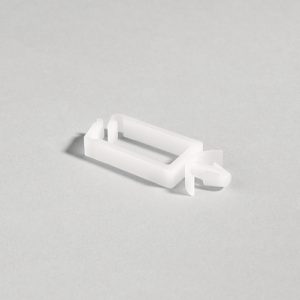 Cable clip for hole (round), ?4.7 mm, Dmin=5.0mm, Dmax=5.0mm
