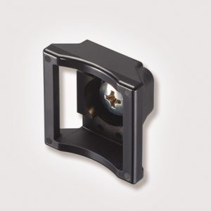 Cable tie mount for screw fixation, Wmax=21.3mm, ⌀5.2 mm, M5 Screw, black, 20pcs.