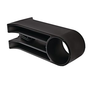 Corrugated tube clip, black, 150pcs.