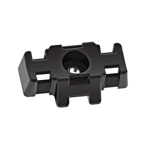 Cable tie mount for screw fixation, Wmax=9.0mm, ⌀8.0 mm, M8 Screw, black, 500pcs.