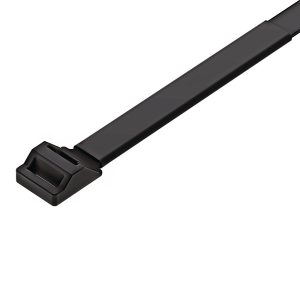 Fixing tie for cable bundles, ?100.0mm, black, 100pcs.