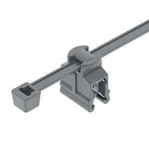 Fixing tie for edge, inside serrated, ?1.5-45.0mm, black, 4000Set