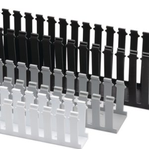Wiring duct, 50.8x128.8mm, L=1.83m, black, 36.58m