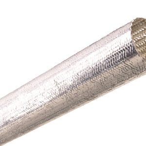 Braided sleeving, nom?50.8mm, ?2.54-50.2mm, silver, 1Reel