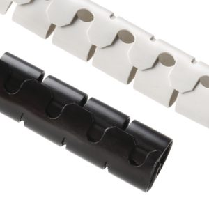 Slit cable cover, Dmax=9mm, -60 ⌀C to +110 ⌀C, yellow, 25m