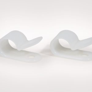 P-clamp closed, Dmin=4.5mm, Dmax=5.1mm, ⌀4.9 mm, natural, 100pcs.