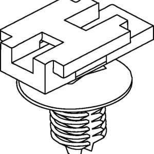 Cable clip, ⌀6.5 - 7.0 mm
