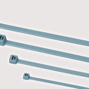 Cable tie inside serrated detectable, 100.0x2.5mm, ?4-22mm, blue, 100pcs.