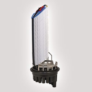 UFC C length tubed closure with 36 x SMF SE-A 3A splice trays